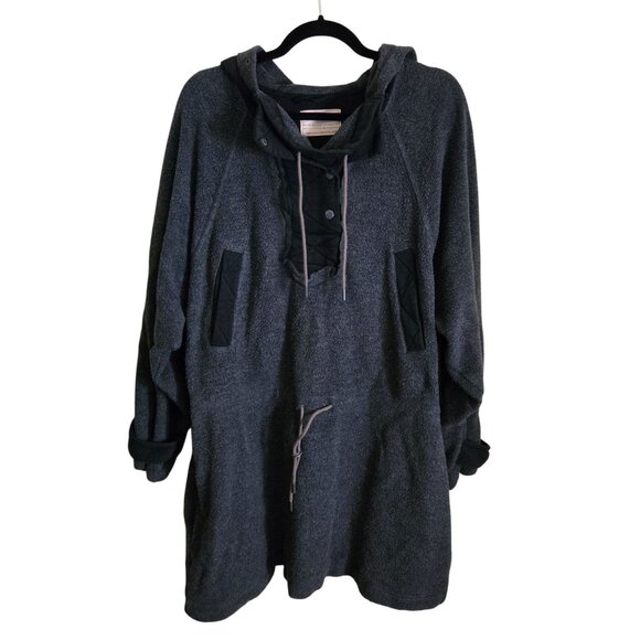 Free People We The Free Sadie Surplus Knit Pullover Fleece Jacket Size L - Picture 2 of 11